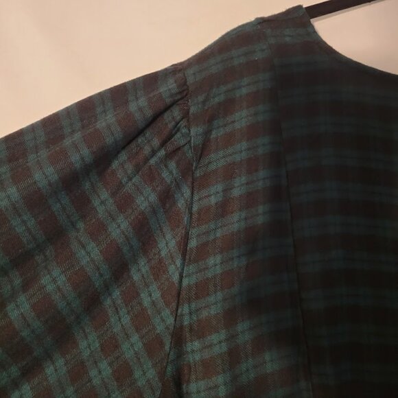 Torrid Rayon Flannel Plaid Swing Tunic  Size 3x Plus NWT Host Pick - Picture 4 of 7